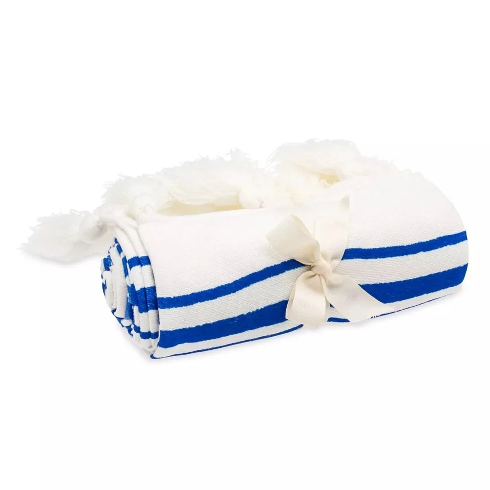 Disney Mickey Mouse Blue Collection Throw Blanket with Tassels 50"x60" - NWT - Picture 3 of 3